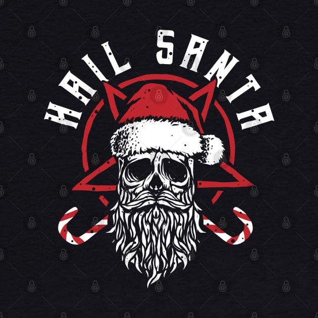 hail santa christmas satanic santa by A Comic Wizard